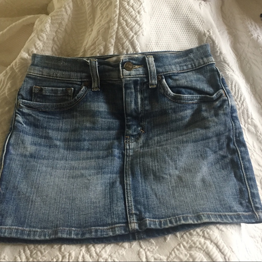 Abercrombie denim mini skirt